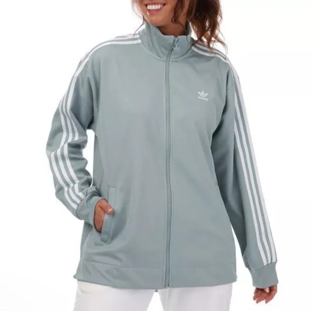 Adidas Originals Womens Adicolor Classics Long Track Top Magic Grey Medium